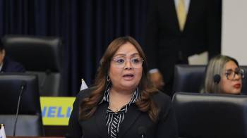 Dana Castañeda, presidenta de la Asamblea Nacional