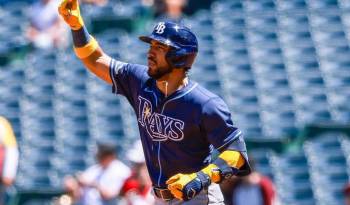 José Caballero, jugador de los Rays de Tampa Bay