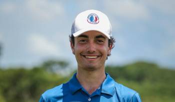 El golfista panameño, Eduardo Arango.