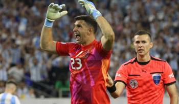 El portero argentino, Emiliano Martínez.