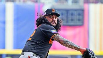 Fotografía de archivo de Sean Manaea, al actuar para los Gigantes de San Francisco, durante un partido de la MLB.