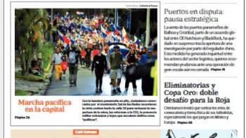 Portada del impreso del 30 de abril de 2025