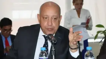 El diputado perredista, Crispiano Adames.