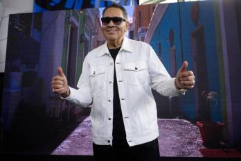 El salsero puertorriqueño Tito fue registrado este martes 25 de febrero durante una rueda de prensa en la que anunció su gira '50 Años - La Historia', con la que celebra medio siglo de carrera artística.