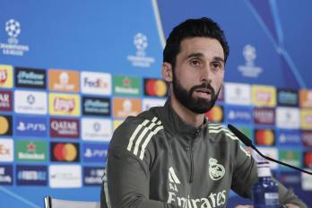 El entrenador del Real Madrid, Álvaro Arbeloa.