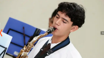 En video: Banda musical del Instituto José Dolores Moscote, pasión que inspira