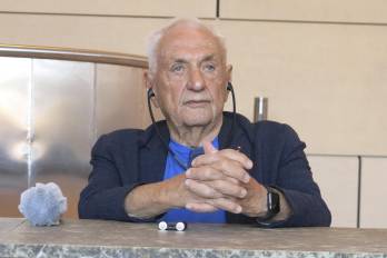 Fotografía de archivo del arquitecto Frank Gehry.