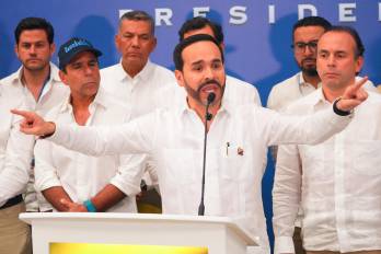 El presidente electo, Abelardo De La Espriella, tomará posesión hoy en Cali.