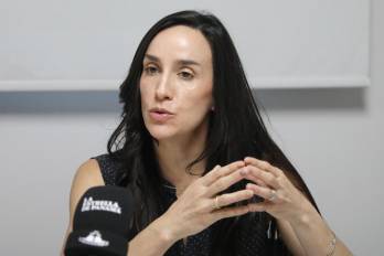 Maria Fernanda Mendoza, coordinadora general del programa de saneamiento de la bahia.