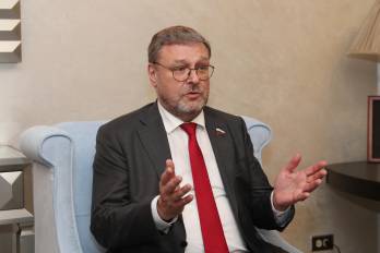 Konstantin Kosachev, vicepresidente del Consejo de la Federación de Rusia.