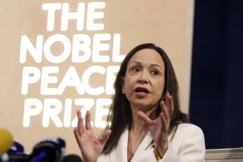 En extractos de esta entrevista transmitidos con anticipación el viernes, expresó su apoyo a una mayor “presión” sobre Maduro.