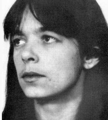 La antigua terrorista de la Fracción del Ejército Rojo (RAF) Daniela Klette a principios de los años 90.