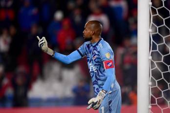 El portero panameño del Nacional, Luis Mejía.