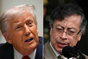 Donald Trump y Gustavo Petro.