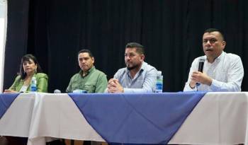 Imagen de la gira con representantes de Costa Rica.