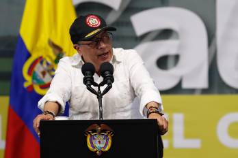Foto de archivo del presidente de Colombia Gustavo Petro.