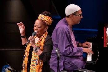 Danilo Pérez estuvo acompañado, entre otros, por la cantante Catherine Russell.