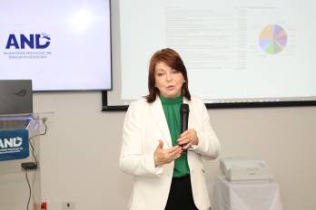Roxana Méndez, directora de la Autoridad Nacional de Descentralización.