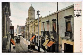 Calle Correo, 1908, Colección Privada Tapia Fernández-Baca.