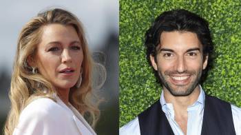 Combo de fotografías de archivo de los actores estadounidenses Blake Lively (i) y Justin Baldoni.