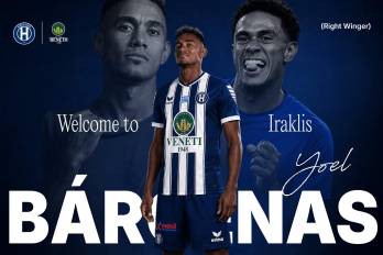 Édgar Bárcenas es nuevo jugador del Iraklis FC.