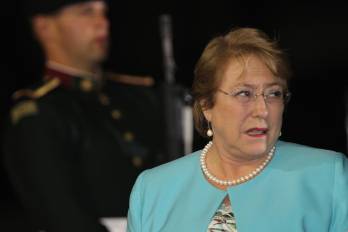 Imagen de archivo de la expresidenta de Chile Michelle Bachelet. EFE/Mario Guzmán
