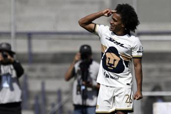 El futbolista panameño del Pumas, Adalberto Carrasquilla.