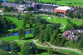 Imagen panorámica del Nottawasaga Training Site, en New Tecumseth, Ontario, Canadá.