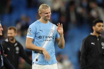 El delantero del Manchester City, Erling Haaland.