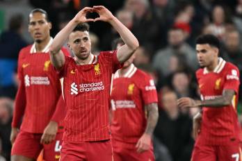 El futbolista del Liverpool, Diogo Jota.
