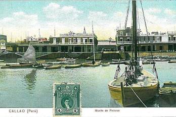 Puerto de El Callao, principios del siglo XX. Colección Jean Pierre Lemmonier.