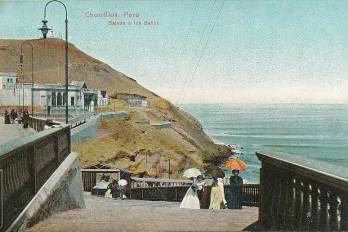 Balneario de Chorrillos, ciudad de Lima, 1908.