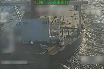 Captura de video tomada de la cuenta en X @AGPamBondi de la fiscal general de EE.UU. Pamela Bondi.