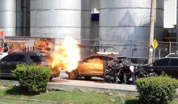 Una impactante persecución policial para detener a dos personas
