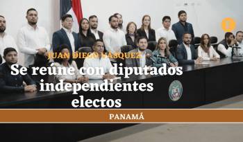 Juan Diego Vásquez se reúne con diputados independientes electos
