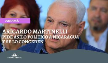 Martinelli pide asilo político a Nicaragua y se lo conceden