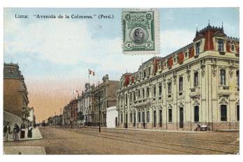 Avenida de la Colmena, Perú, 1900, Colección Privada Tapia Fernández-Baca