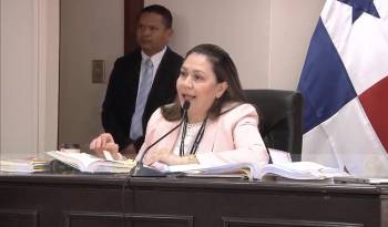La jueza segunda liquidadora de Causas Penales, Baloisa Marquínez