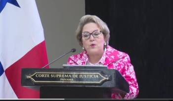 María Eugenia López Arias, magistrada presidenta de la Corte Suprema de Justicia