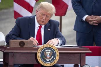El presidente de Estados Unidos, Donald J. Trump.