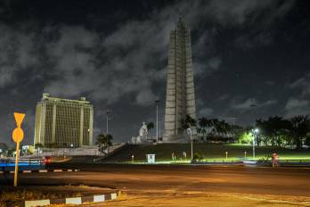 Vista del monumento a José Marti en la Habana, Cuba.