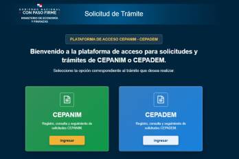 El MEF activa plataforma digital para registro del Cepanim