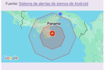 Panamá pone a prueba el sistema de alertas de terremotos de Google