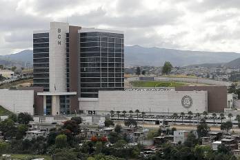 Vista general del edificio del Banco Central de Honduras, en una fotografía de archivo.