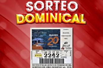 ¿Cuáles son los premios incentivos del sorteo del domingo 8 de febrero?
