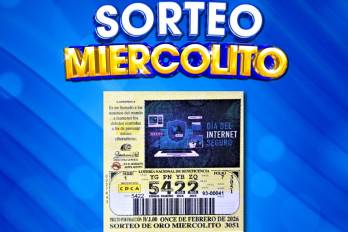 ¿Cuáles son los premios incentivos del sorteo del miércoles 11 de febrero?
