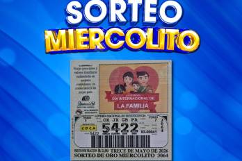 ¿Cuáles son los premios incentivos del sorteo del miércoles 13 de mayo?