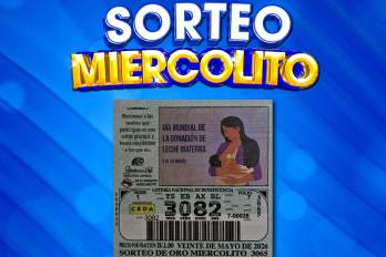 ¿Cuáles son los premios incentivos del sorteo del miércoles 20 de mayo?