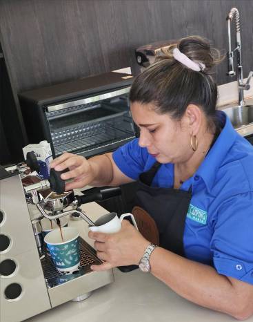 Las órdenes se preparan al instante.