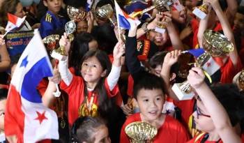 Un grupo de 63 niños de entre 5 y 13 años participaron de forma destacada en la Campeonato Mundial de Cálculo Mental de Madrid, España.